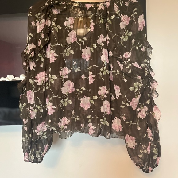 $295 Ulla Johnson Floral 100% silk Azalea Blouse - Picture 10 of 10